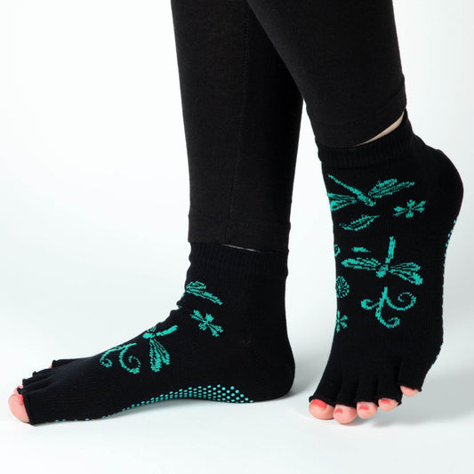 Toeless Yoga & Pilates Grip Socks