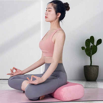 Rectangular Yoga Bolster with Removable Cover