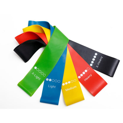 Exercise Resistance Bands – Single Colors & Five-Color Sets