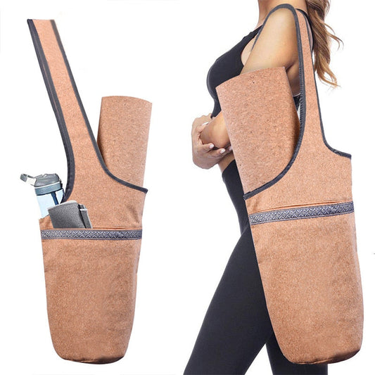 Cork Yoga Mat Shoulder Bag