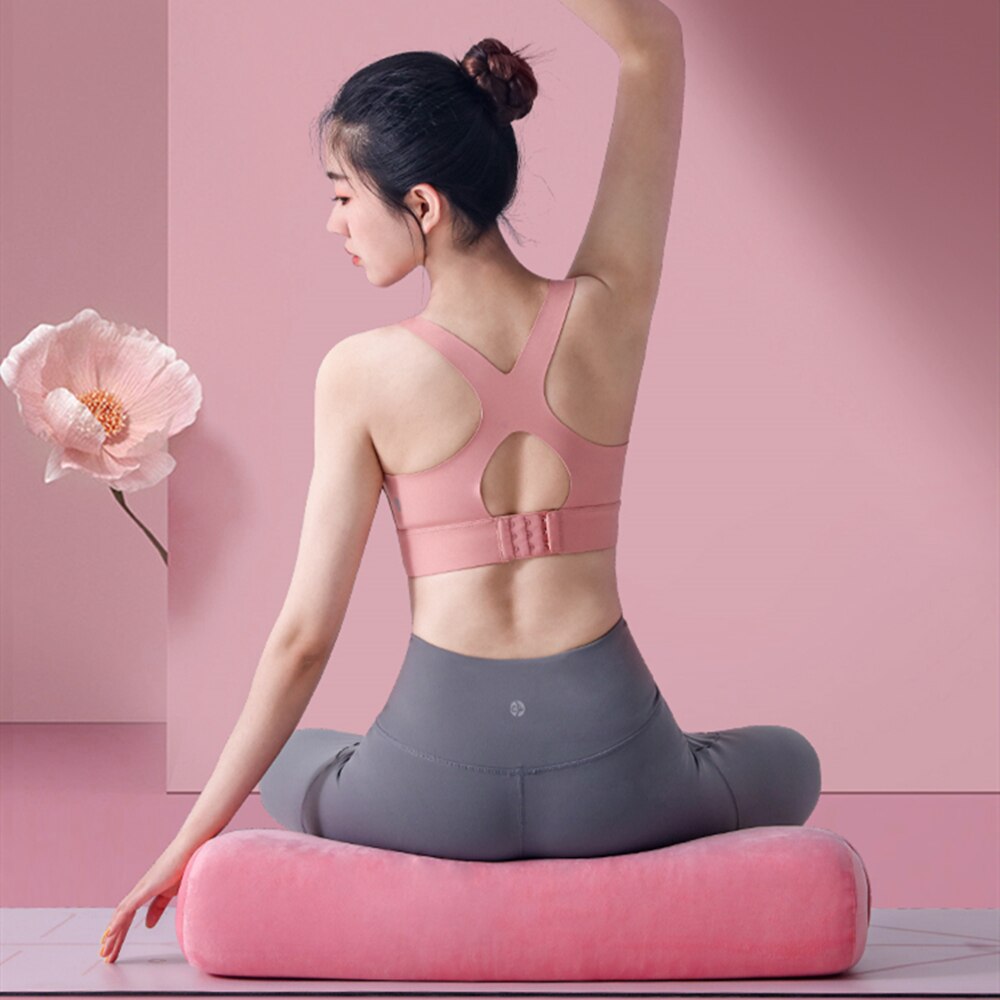 Rectangular Yoga Bolster with Removable Cover