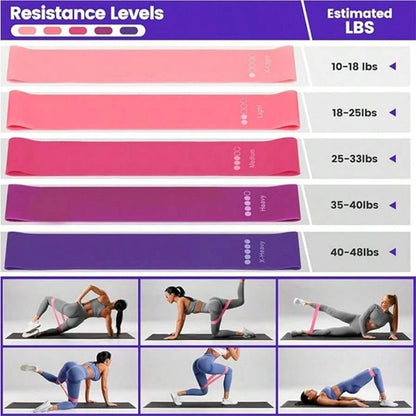 Pilates Ring, Ball & Resistance Band Kit – Pink or Purple