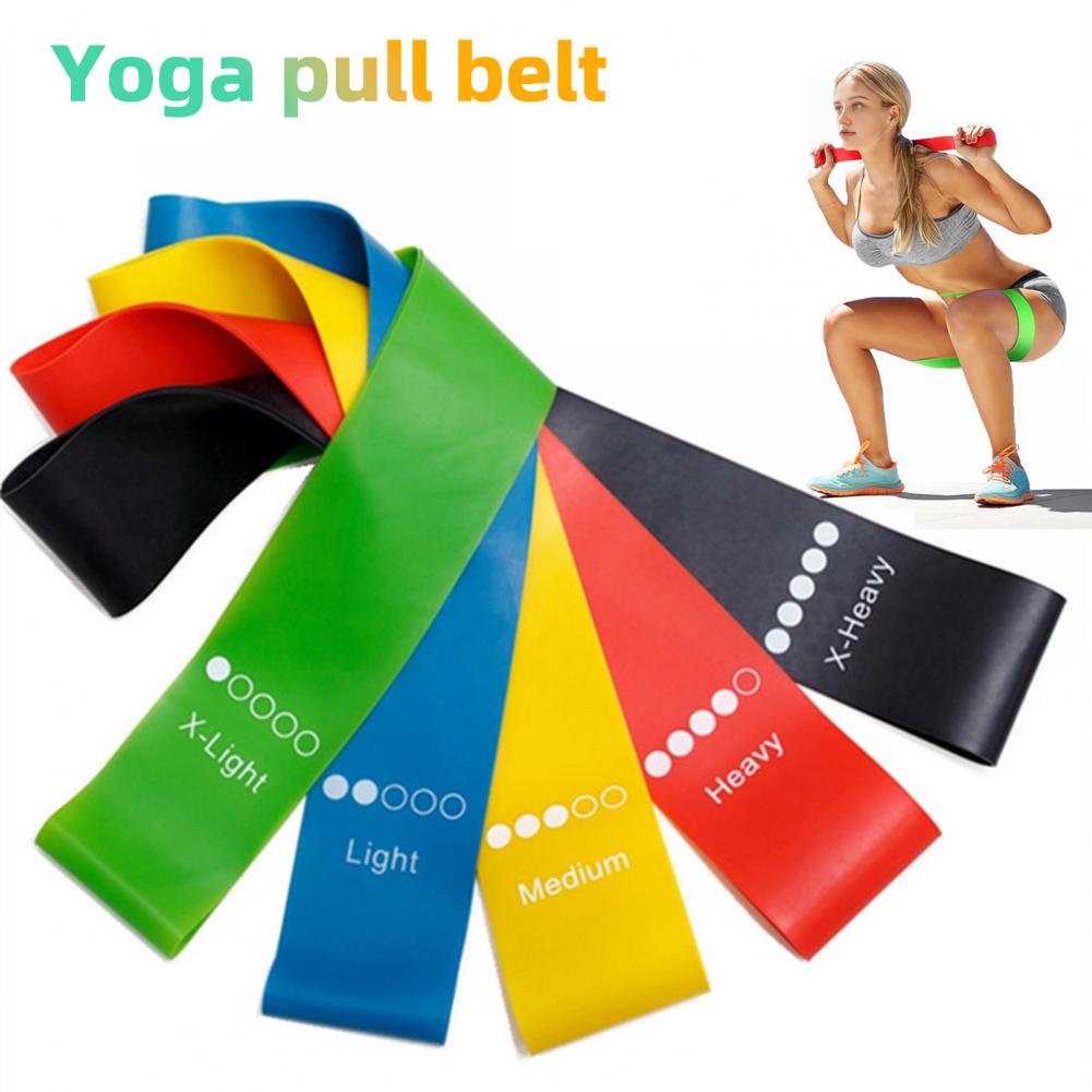 Exercise Resistance Bands – Single Colors & Five-Color Sets
