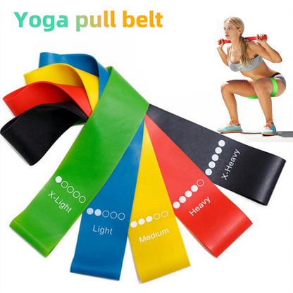 Exercise Resistance Bands – Single Colors & Five-Color Sets