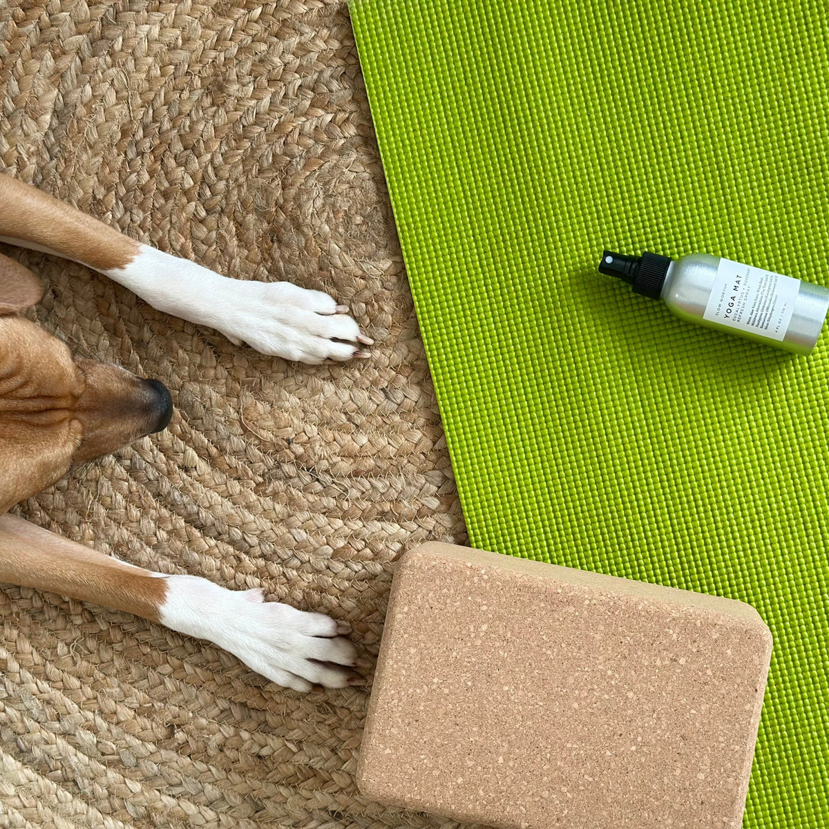 Slow North Yoga Mat Refresh Spray – Eucalyptus + Rosemary, 4 fl oz