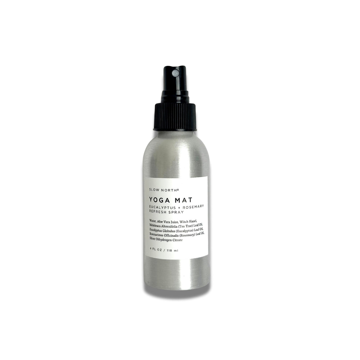 Slow North Yoga Mat Refresh Spray – Eucalyptus + Rosemary, 4 fl oz