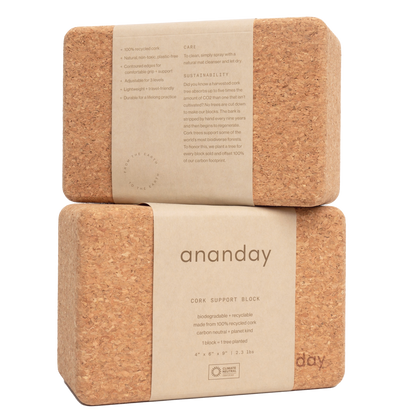 Cork Yoga Blocks – Set of Two