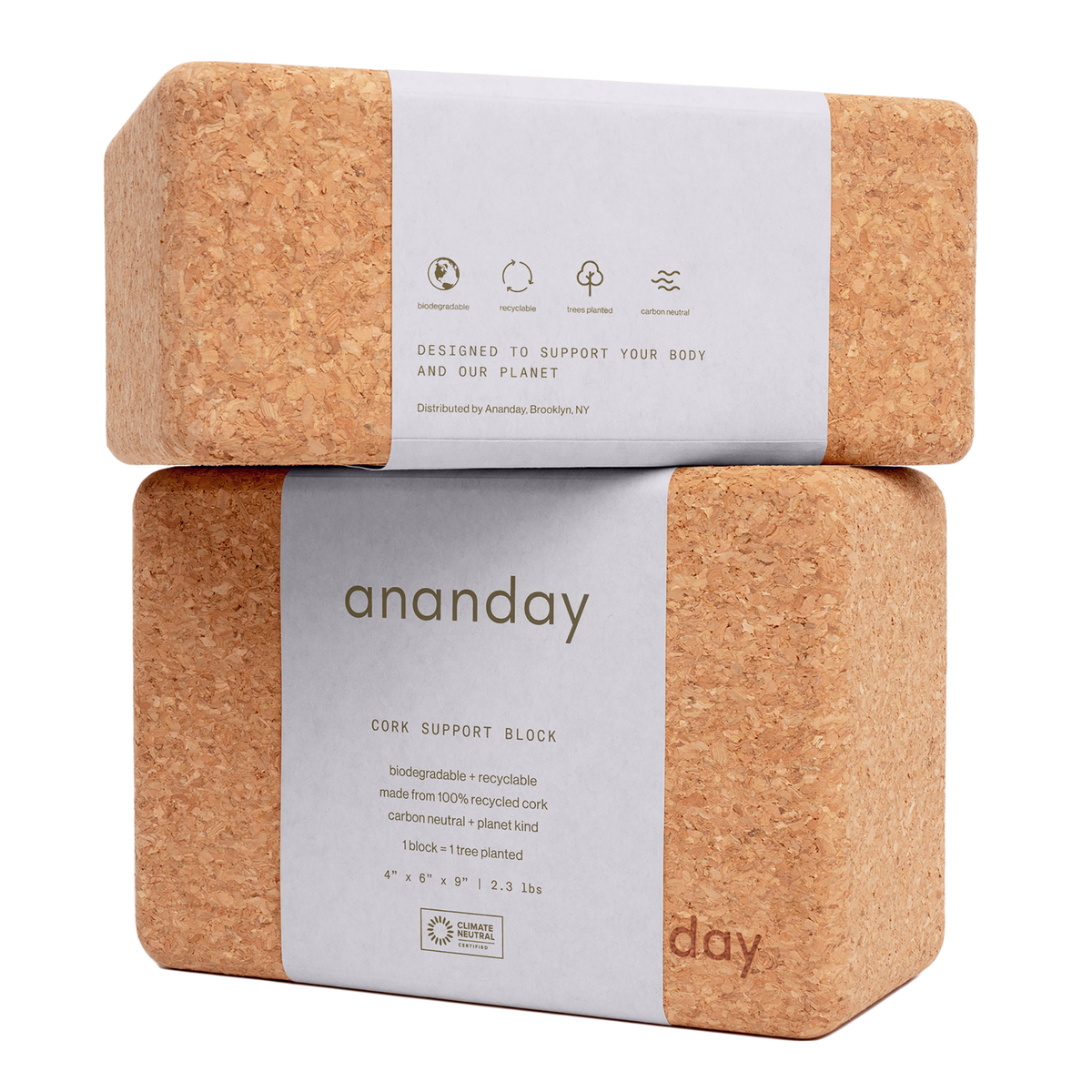 Cork Yoga Blocks – Set of Two