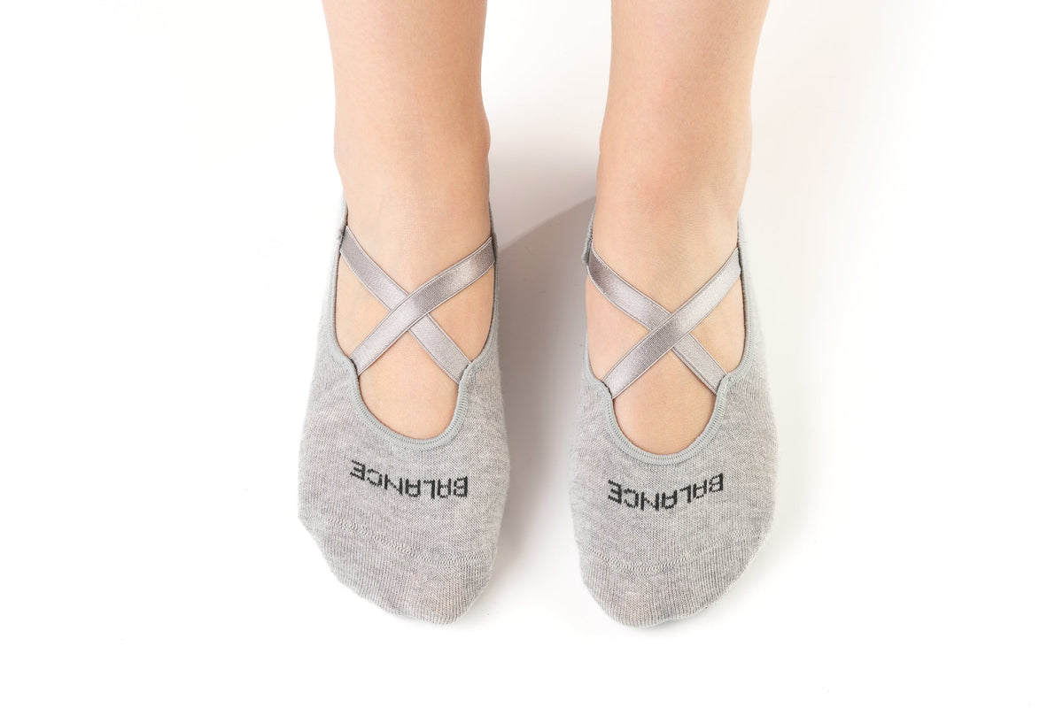 Ballet-Style Yoga & Pilates Grip Socks – 3-Pack